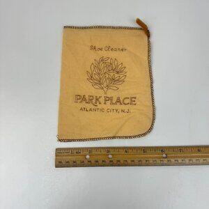 Vtg Park Place‎ Atlantic City New Jersey NJ Souvenir Shoe Rag Cleaner Souvenir
